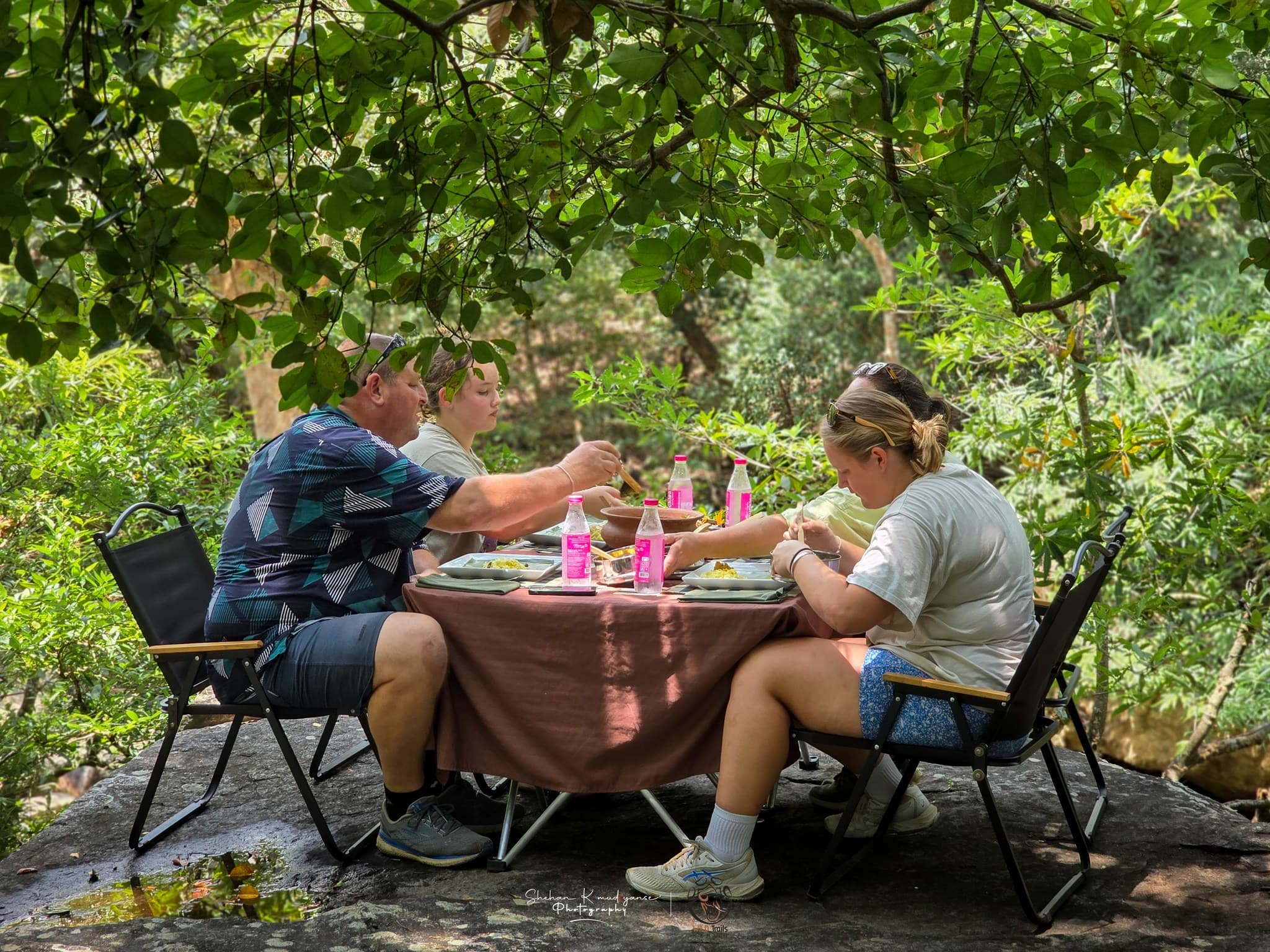 Sunset over Yala National Park safari