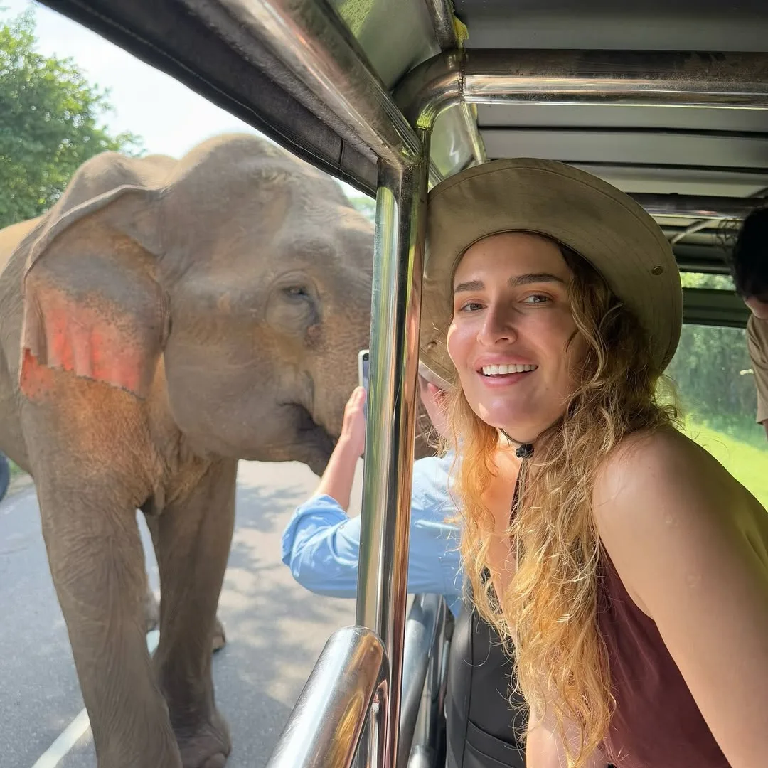 Scrub jungle landscape inside Yala National Park